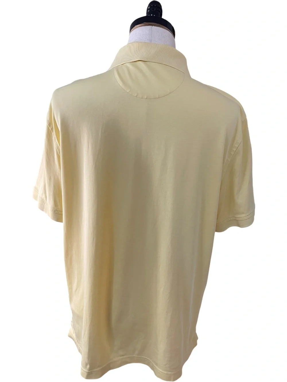 UNTUCKit Damaschino Short Sleeve Polo Yellow